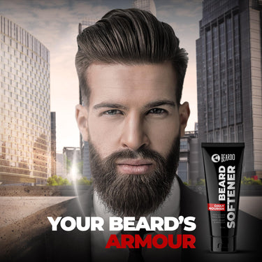 Beardo Beard Softner, 50g | Beard cream for men | Frizz-free, detangled, Shiny Beard | Vitamin E, Argan Oil based Beard Oil replacement for Itchy Stubble